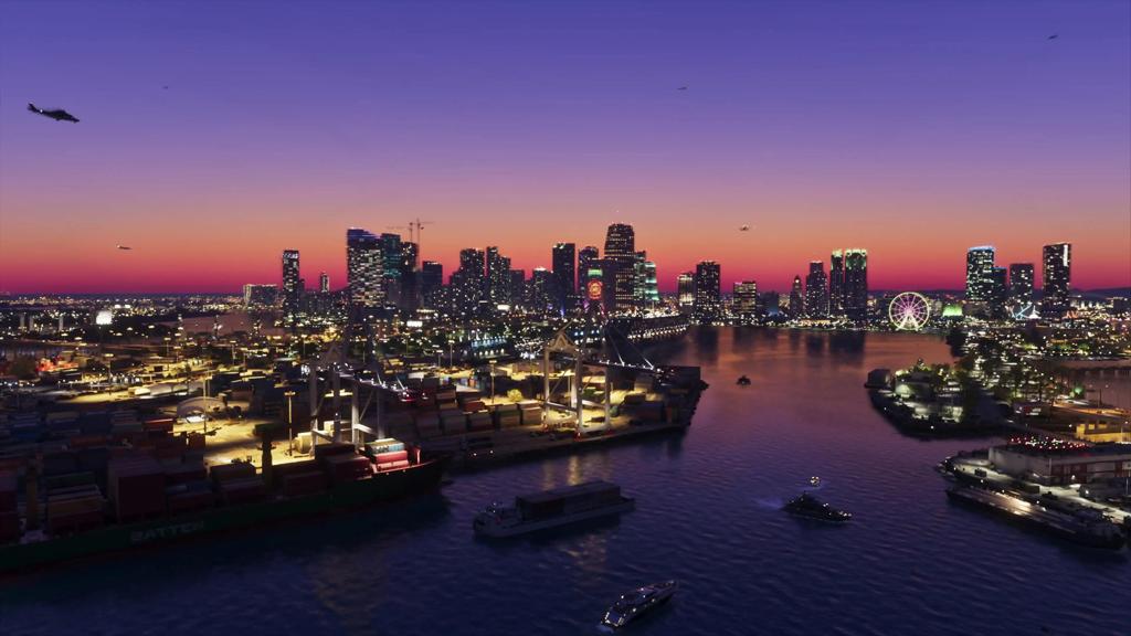 《GTA6》官网更新 新截图展示夜晚罪恶都市