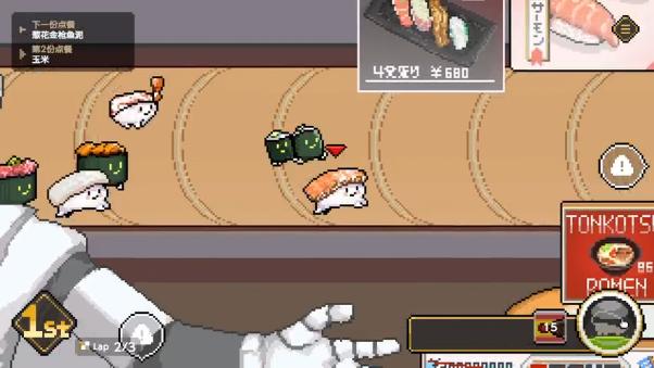 超萌寿司竞速！《Wabisabi SushiDerby》登录双平台，限时9折！