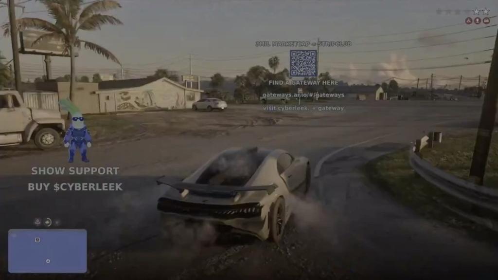 《GTA6》第七个视频泄露 杰森开超跑抢劫